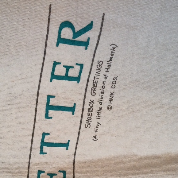 Vintage Trend Setter 90s Grunge Dog Shoebox Greetings Tee - Picture 2 of 6